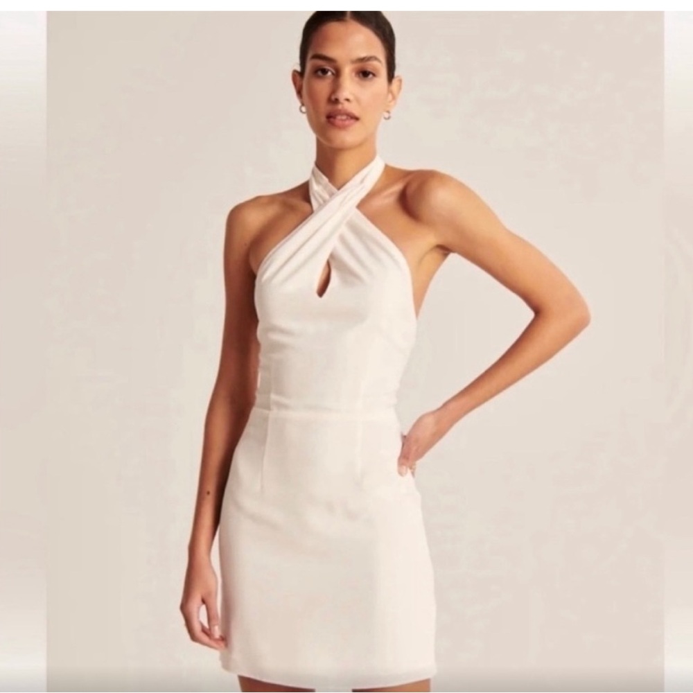 Abercrombie Halter Tie Neck Dress